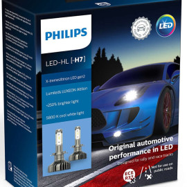 Philips X-treme Ultinon H7 LED +250% mere lys (2 stk.)