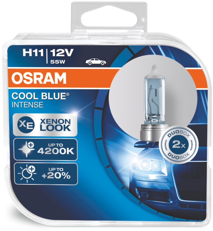 Osram H11 Cool Blue Intense pærer sæt (2 stk.) pakke thumbnail