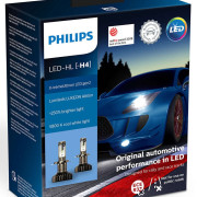 Philips X-treme Ultinon H4 LED gen2 +250% mere lys (2 stk.)