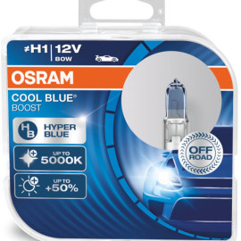 Osram H1 Cool Blue Boost pærer med +50% mere lys, (2 stk) pakke