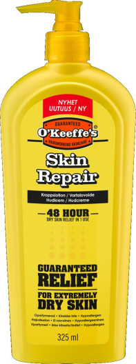 O'Keeffe's Skin Repair / Body Lotion, 325ml creme i flaske med håndpumpe