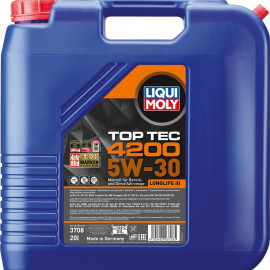 Top tec 4200 Liqui moly 5W30 Motorolie i 20 liters dunk