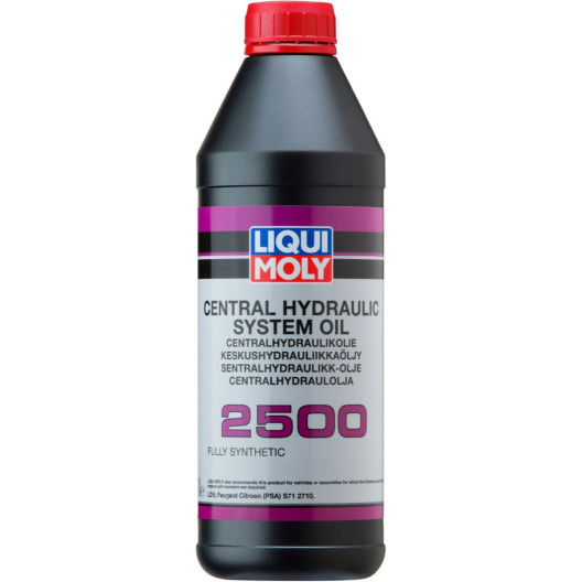 1 liter Central hydraulikolie 2500 i flaske fra Liqui Moly