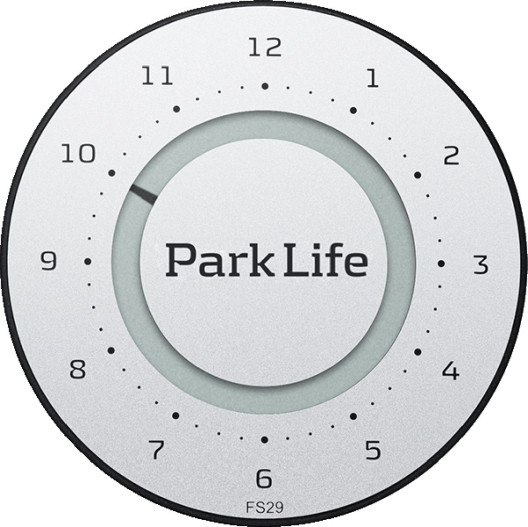 ParkLife parkerings ur i farven Titanium Silver fra Danske Needit ParkLife parkerings ur i farven Titanium Silver fra Danske Needit