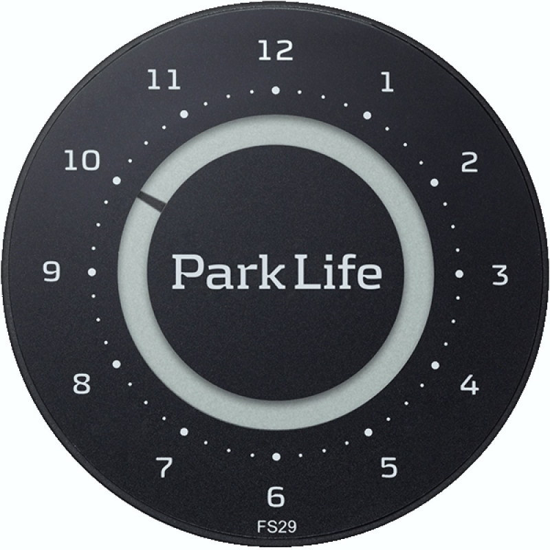 Park Life parkerings ur i farven Carbon Black fra Danske Needit