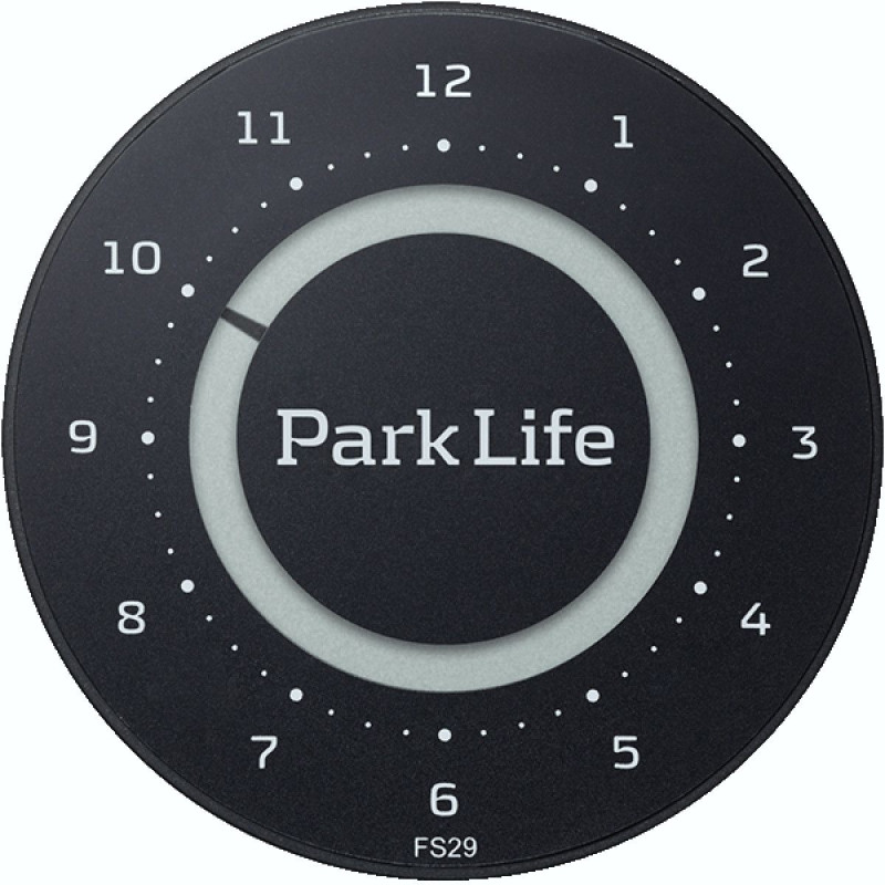 Park Life P-skive i farven: Carbon Black fra Danske Needit - designet af John Sebastian