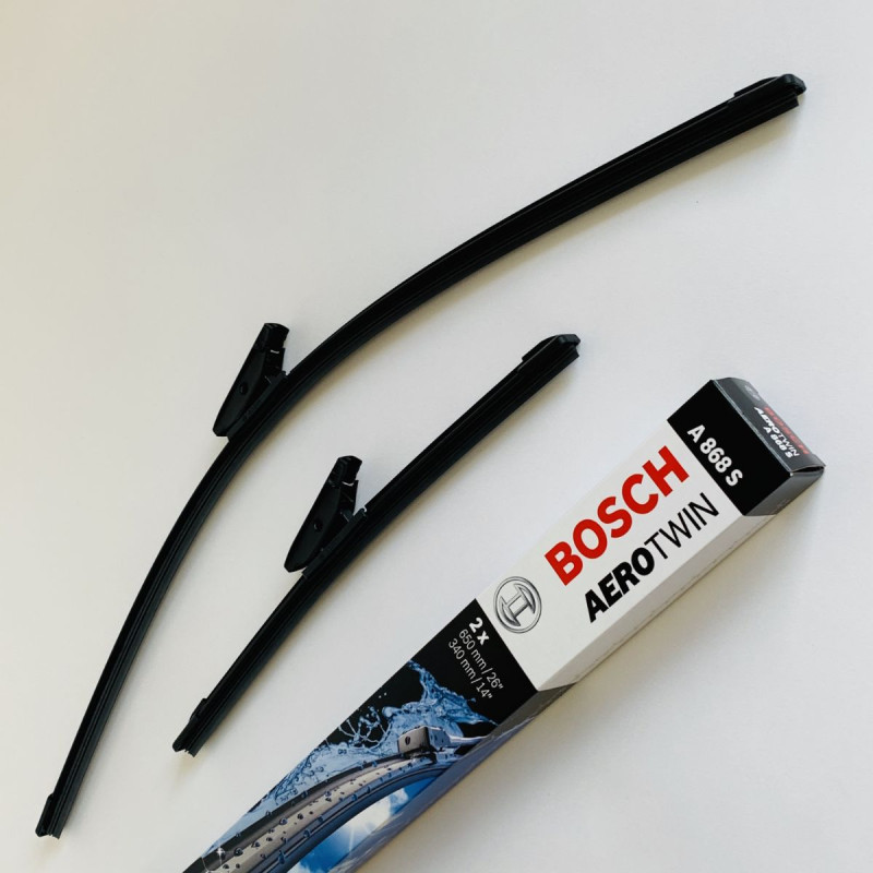 A868S Bosch AeroTwin Vinduesvisker / Viskerblade sæt på 65+34cm passer til Renault Captur & Renault Clio 4 fra årg. 2012-2016 thumbnail