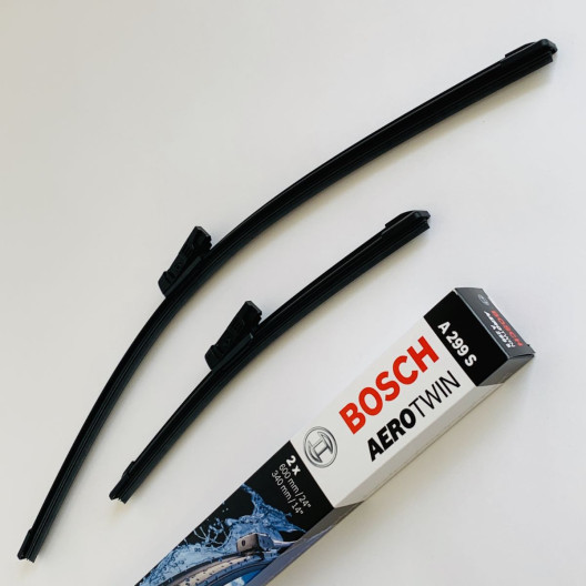 A299S / 3397007299 Bosch AeroTwin Vinduesvisker sæt, 60+34cm lange A299S / 3397007299 Bosch AeroTwin Vinduesvisker sæt, 60+34cm lange