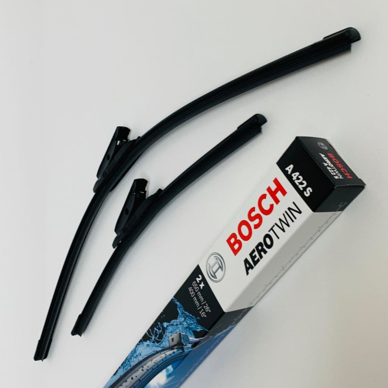 A422S Bosch AeroTwin Vinduesvisker / Viskerblade sæt på 65+40cm passer til Citroën C3 II fra 09/2009 og frem + Renault Laguna 3 årg. 2008 og frem thumbnail