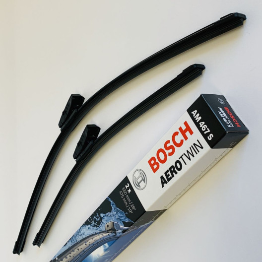 AM467S / 3397007467 Bosch Aerotwin Vinduesvisker sæt med MultiKlips, 65 & 47,5cm lange viskere AM467S / 3397007467 Bosch Aerotwin Vinduesvisker sæt med MultiKlips, 65 & 47,5cm lange viskere