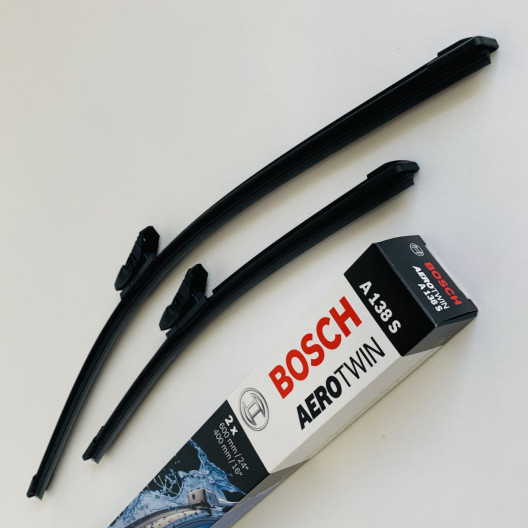 A138S / 3397014138 Bosch AeroTwin Vinduesvisker sæt, 60+40cm lange A138S / 3397014138 Bosch AeroTwin Vinduesvisker sæt, 60+40cm lange