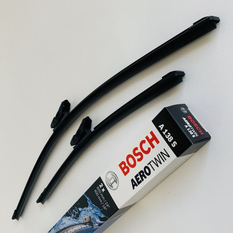 A138S Bosch AeroTwin Vinduesvisker / Viskerblade sæt på 60+40cm passer til Skoda Fabia fra Årg. 08.2014 og frem, model NJ3/NJ5 ( nyeste Model ) thumbnail