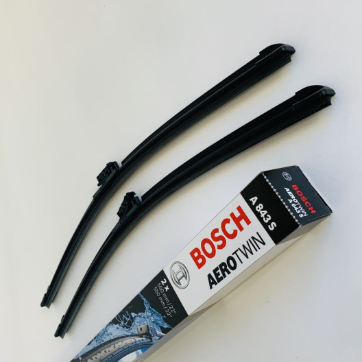 A843S / 3397009843 Bosch AeroTwin Vinduesvisker sæt, 55+55cm lange A843S / 3397009843 Bosch AeroTwin Vinduesvisker sæt, 55+55cm lange