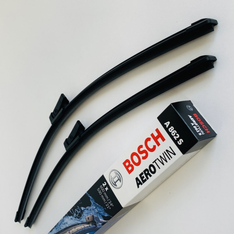 A862S Bosch AeroTwin Vinduesvisker / Viskerblade sæt på 60+53cm passer til Audi A5 / S5 årg. 03.2009 og frem thumbnail
