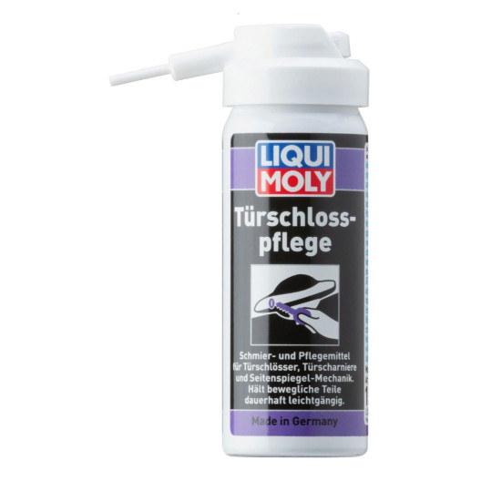 Låsespray, Låseolie til låsepleje fra Liqui Moly.