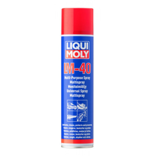 LM40 Multispray som smører, løsner, rengøre, fra Liqui-Moly, 400ml