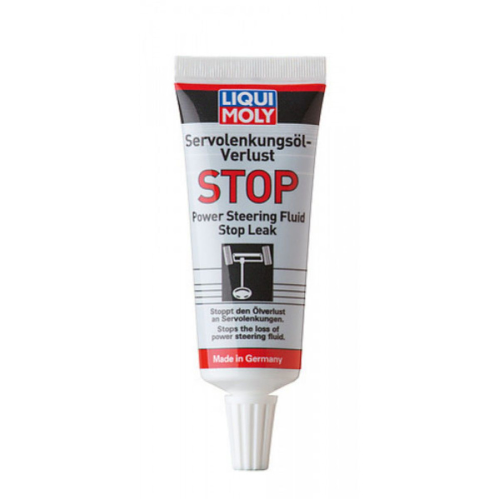 Servo olie additiv, som blødgører og stopper dryp fra servostyring. 35 ml tube fra Liqui Moly