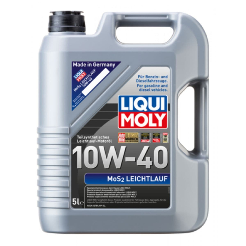 10W40 Motorolie MoS2 - Liqui moly, Letløb i 5L dunk