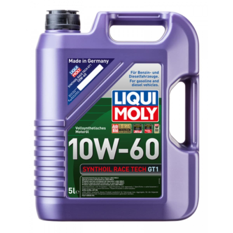 10W60 Motorolie Liqui moly, Synthoil Race Tech GT1 i 5l dunk thumbnail