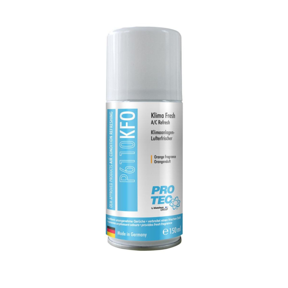 Klima fresh A/C Refresh rense spray - frisk duft af orange, med dette gør det selv produkt - fra tyske Pro-Tec