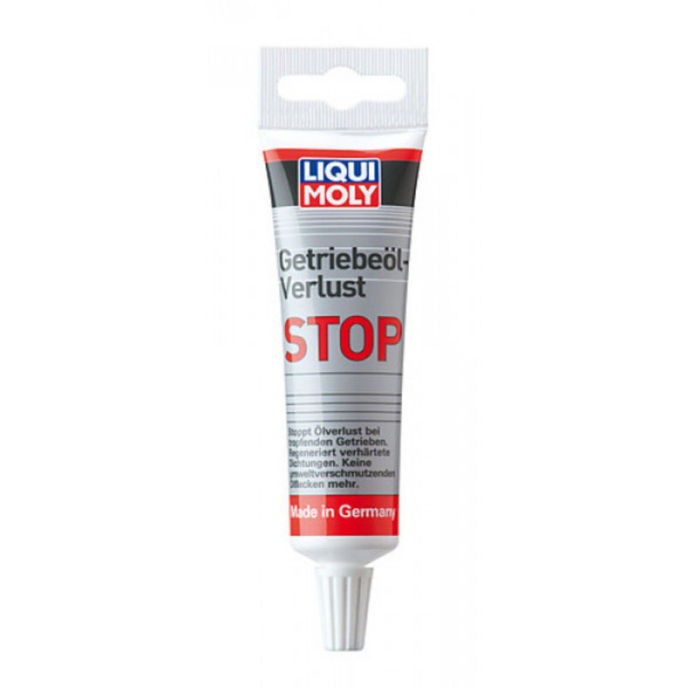 Gearolie-dryp-stop som forhindre gearolien i at dryppe ud af gearkassen. 50ml. fra Liqui Moly