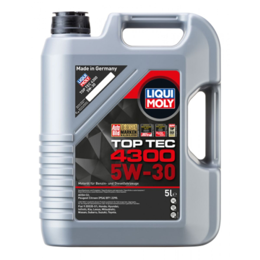 4300 Top Tec Motorolie, 5 liter, fra Liqui Moly - Se og Køb hos KN-Auto.dk