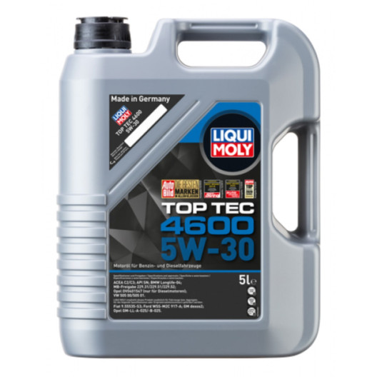 4600 Top Tec Kvalitets Motorolie fra Liqui Moly i Tyskland - KN-Auto.dk