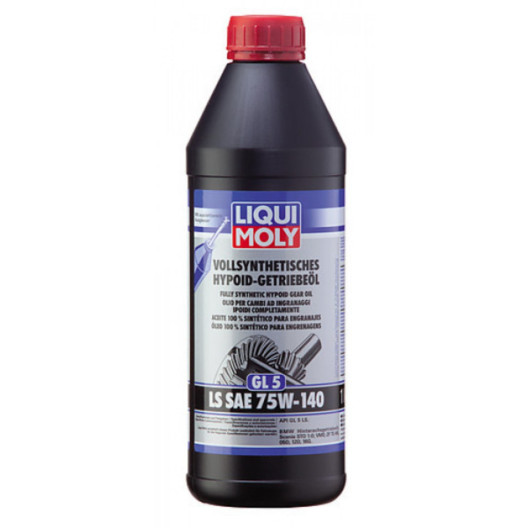 LS SAE 75W-140 Liqui Moly Fuld syntetisk gearolie i 1 liters flaske