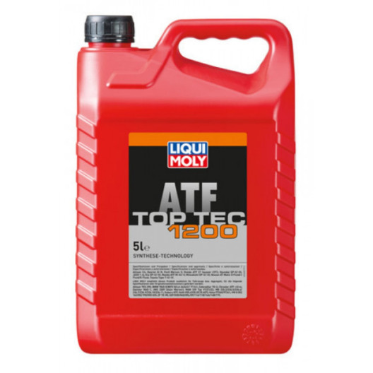1200 Top Tec ATF automat gearolie, 5 liters dunk - olien er rød - produceret af Liqui Moly