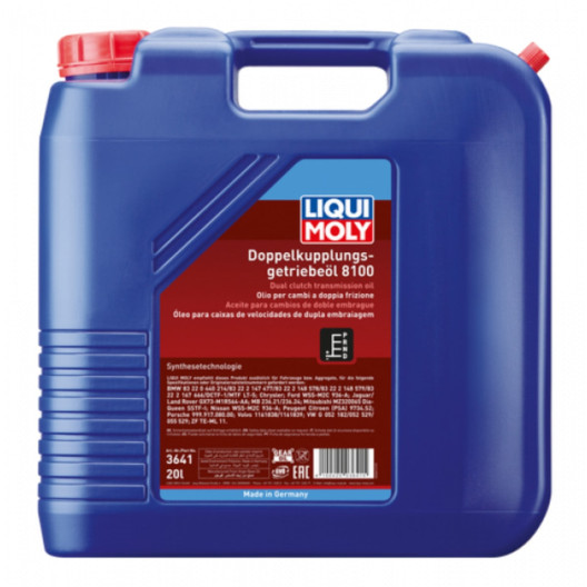 DCT ( Dobbelt koblings Gearolie ) model 8100 fra Liqui Moly i 20 liters dunk