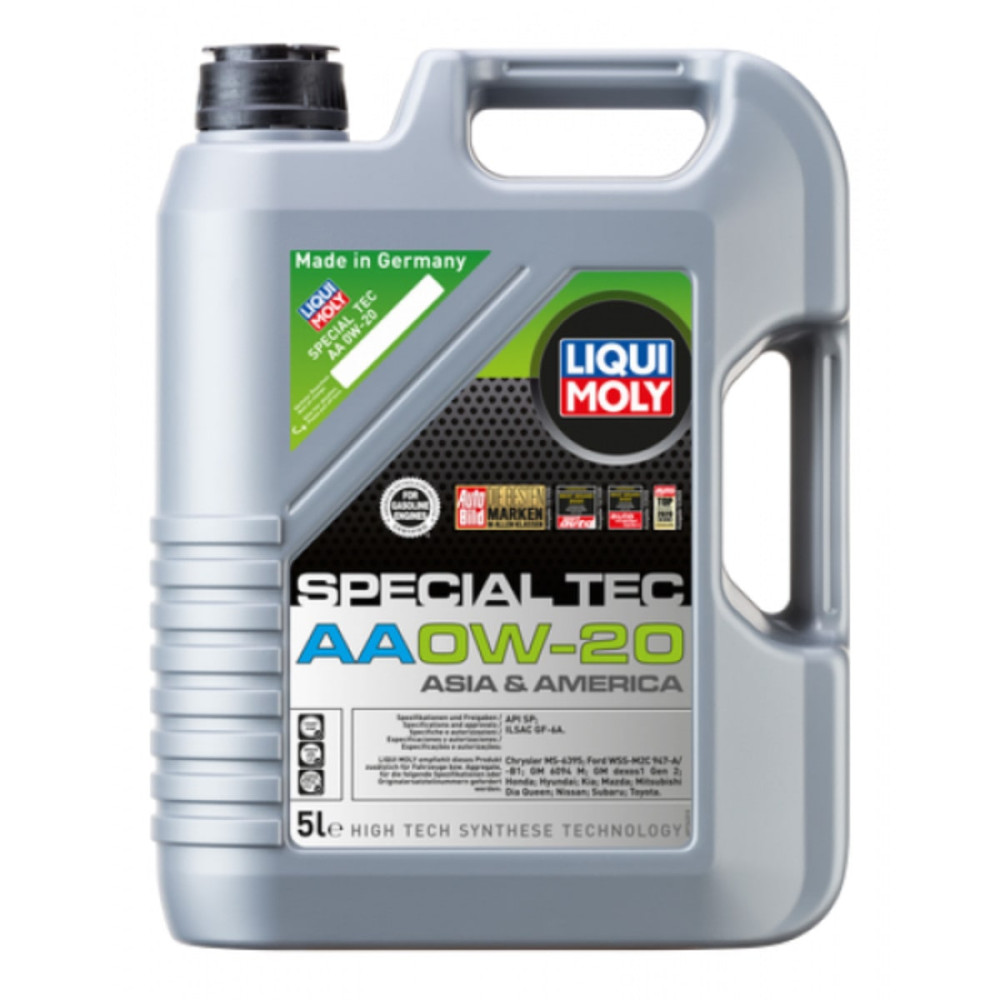 Special tec AA 0W20 motorolie fra Liqui Moly i 5 liters dunk