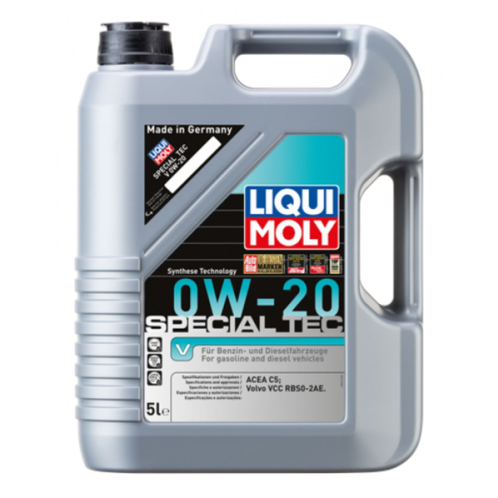 0w20 Special tec V fra Tyske Liqui Moly, i 5 liters dunk