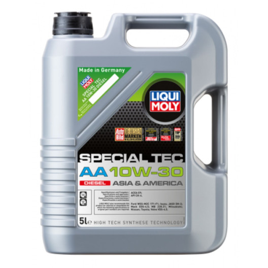 Special tec AA 10W30 motorolie fra Liqui Moly i 5 liters dunk