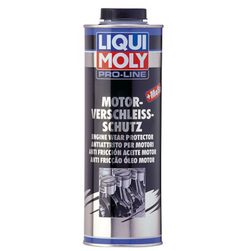 MOS2 motorolie additiv som giver effektiv slidbeskyttelse - 1 liter fra tyske Liqui Moly - KN-Auto.dk