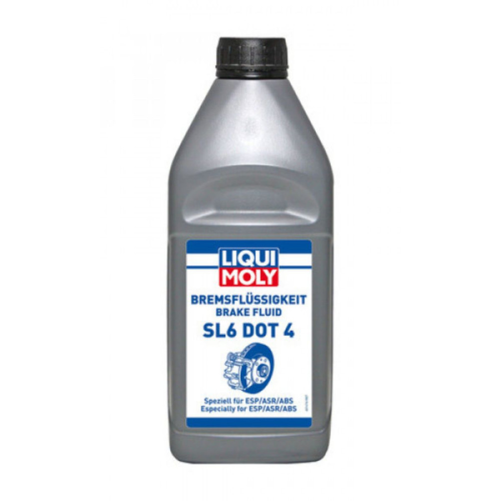 Bremsevæske SL6, DOT 4 i 1000ml flaske fra Liqui Moly - KN-Auto.dk