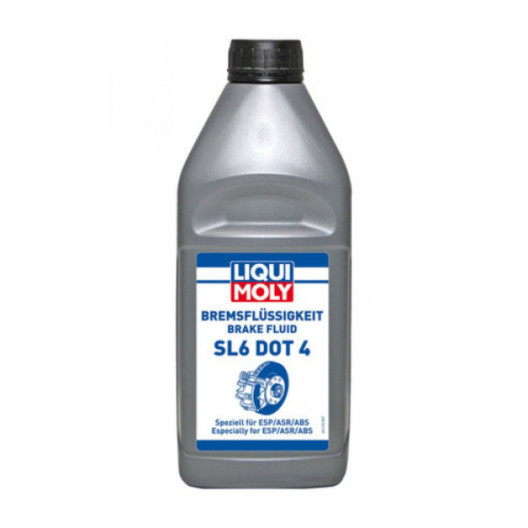 Bremsevæske SL6, DOT 4 i 1000ml flaske fra Liqui Moly - KN-Auto.dk