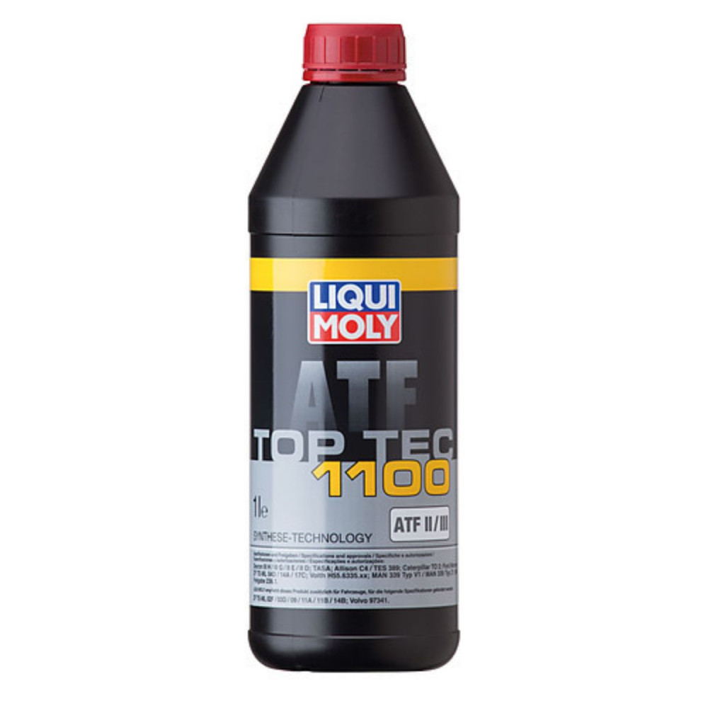1 liter ATF Top Tec 1100 gearolie i flaske fra Liqui Moly