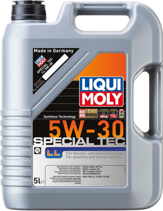 Special Tec LL 5W30 Motorolie fra Liqui Moly, i 5l dunk thumbnail