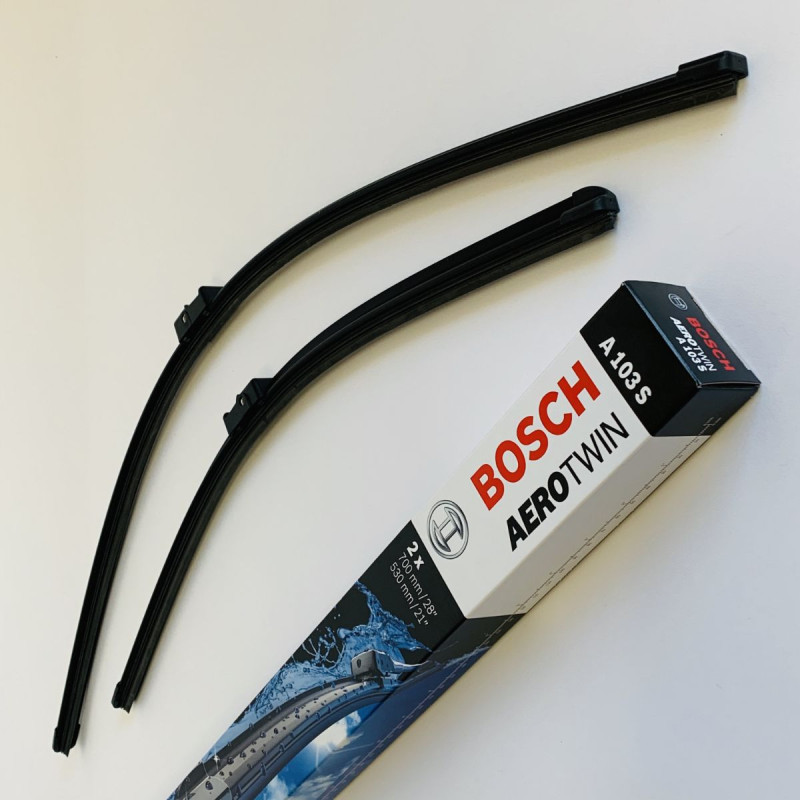 A103S Bosch AeroTwin Vinduesvisker / Viskerblade sæt på 70+53cm passer til BMW I3 fra årg. 2013 og frem thumbnail