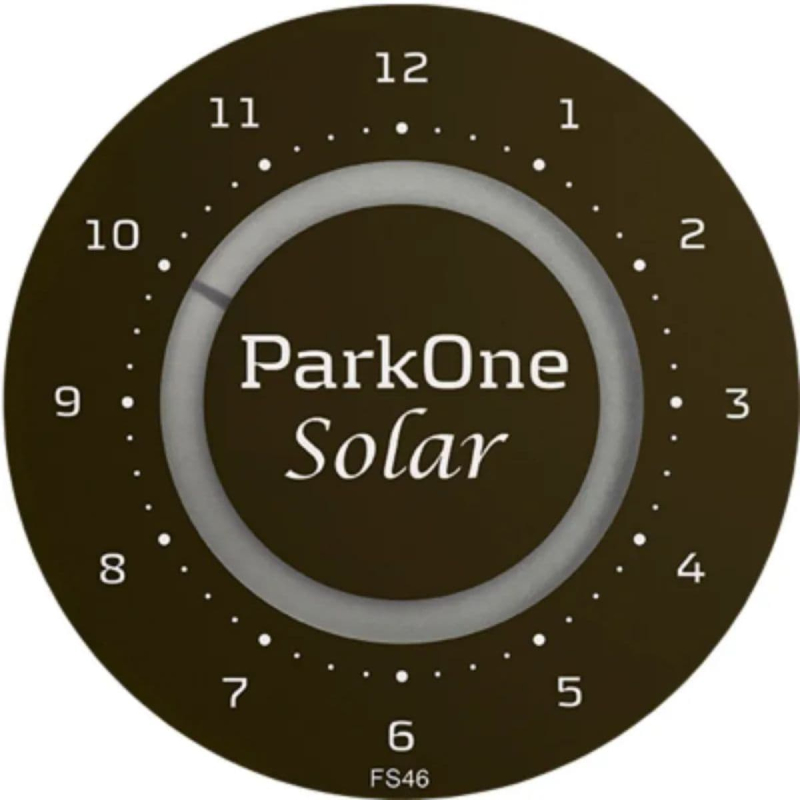 ParkOne Solar parkerings ur, Black/Sort (FS46) fra Needit