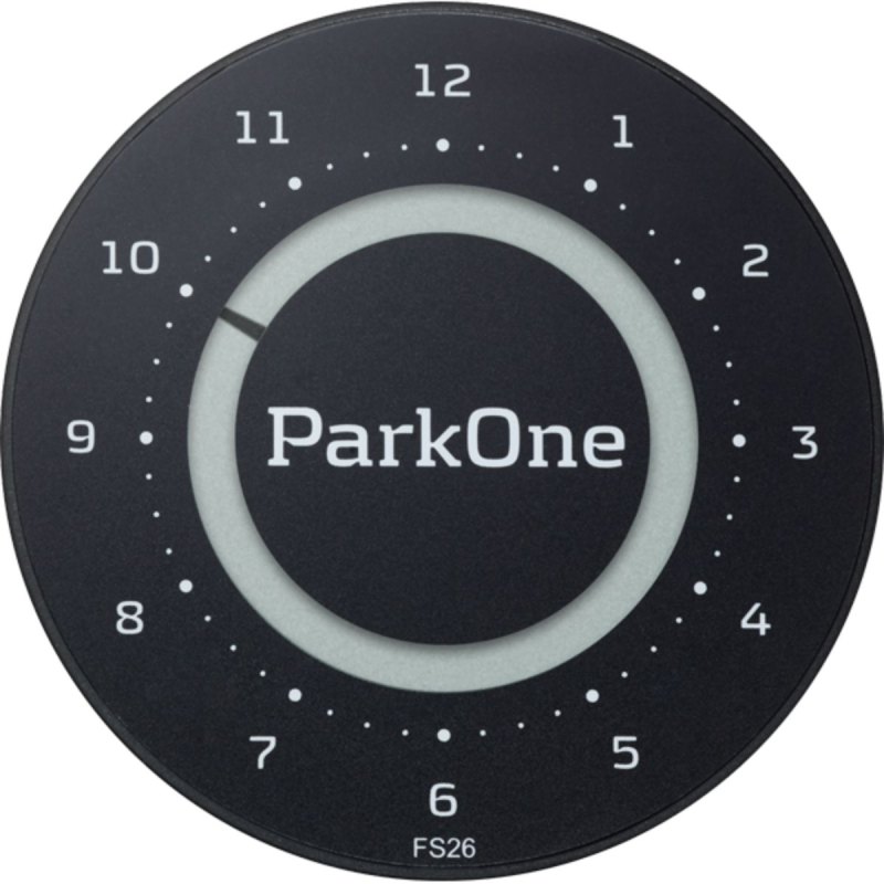 ParkOne 2 parkerings ur, Carbon/Black (FS26) fra Needit thumbnail