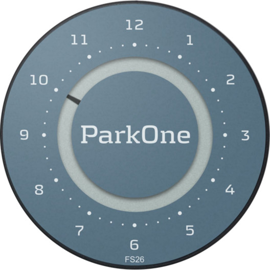 ParkOne 2 parkerings ur i farven Dolphin Gray fra Danske Needit
