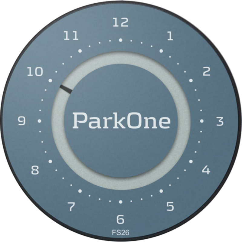 ParkOne 2 parkerings ur, Dolphin Gray (FS26) fra Needit thumbnail