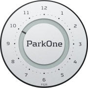 ParkOne 2 parkerings ur, Titanium Silver (FS26) fra Needit