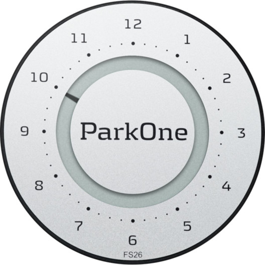ParkOne 2 parkerings ur i farven Titanium Silver fra Danske Needit ParkOne 2 parkerings ur i farven Titanium Silver fra Danske Needit