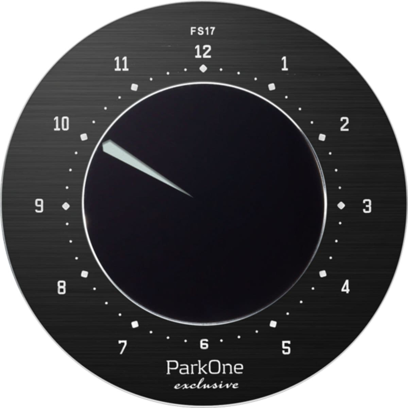 ParkOne exclusive parkerings ur, Black (FS17) fra Needit