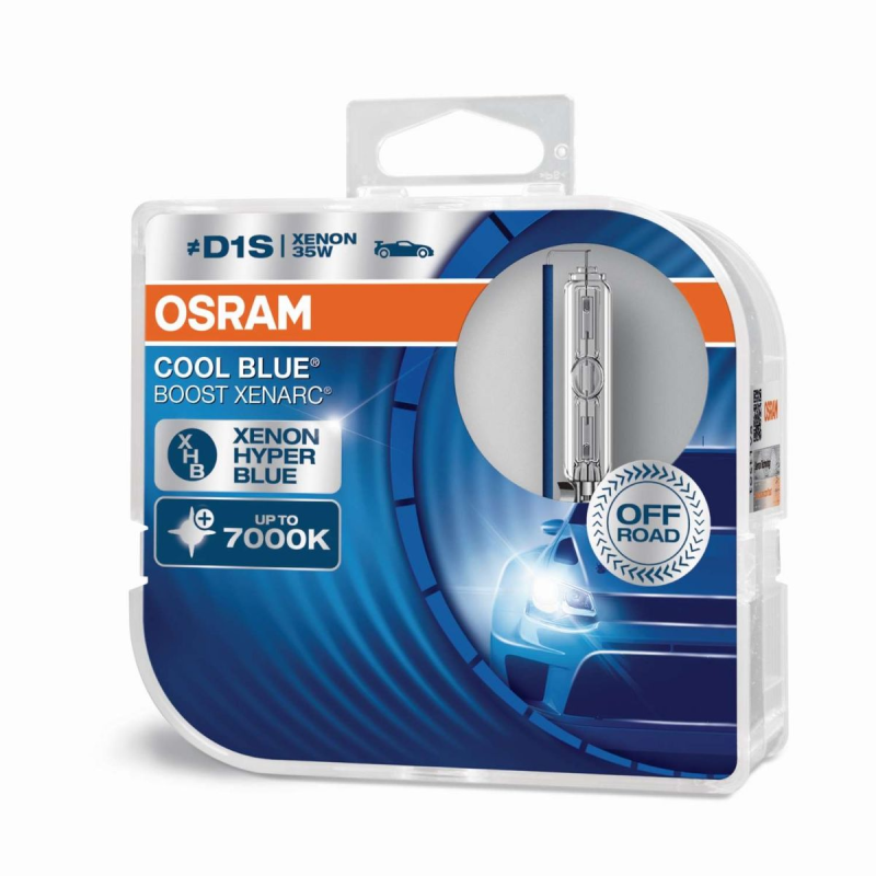 Osram D1S Cool Blue Boost Xenon pærer sæt, op til 7000 Kelvin (2 stk) thumbnail