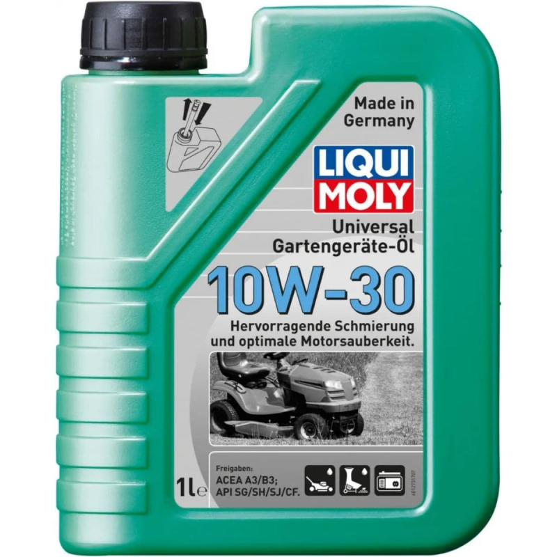 10W30 Plæneklipper Motorolie fra Liqui Moly i 1 liters dunk thumbnail