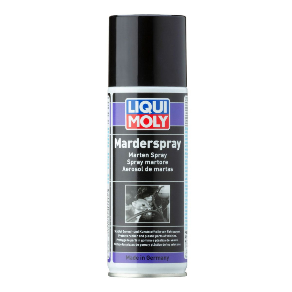 Marderspray / mårspray / gnaverspray - beskytter i mod gnaver i kabler og ledninger