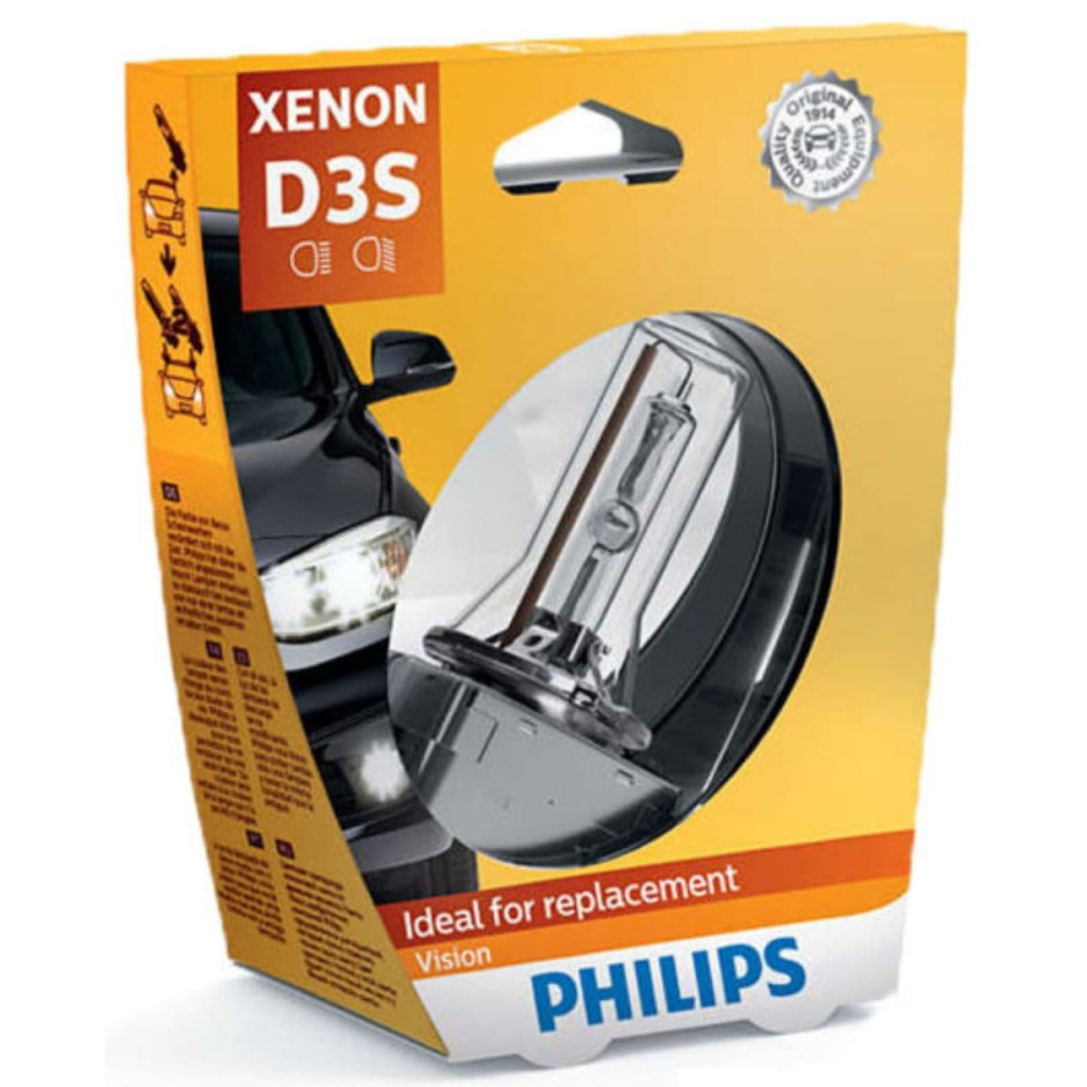 42403VIS1, D3S Vision Xenon pære fra Philips i Blister pakning